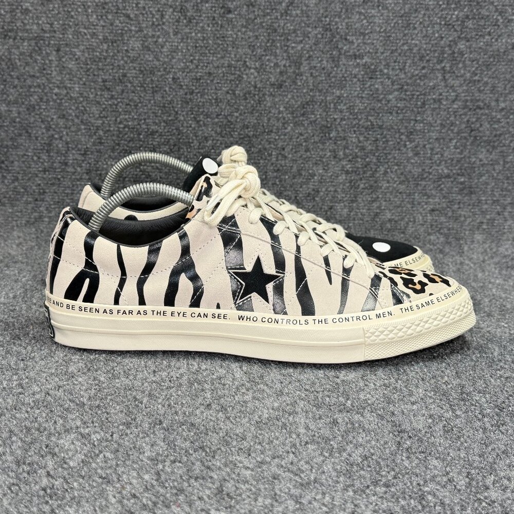 Converse x Brain Dead One Star OX Sneaker Men's Size 12 Off White Black Athletic